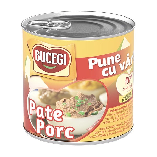 Bucegi Pate Pork 6X300g