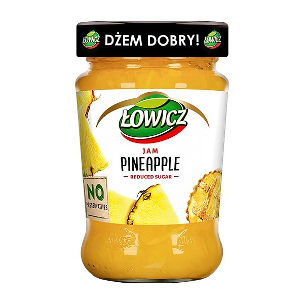 Lowicz Jam Pineapple (Ananas) 8x280g