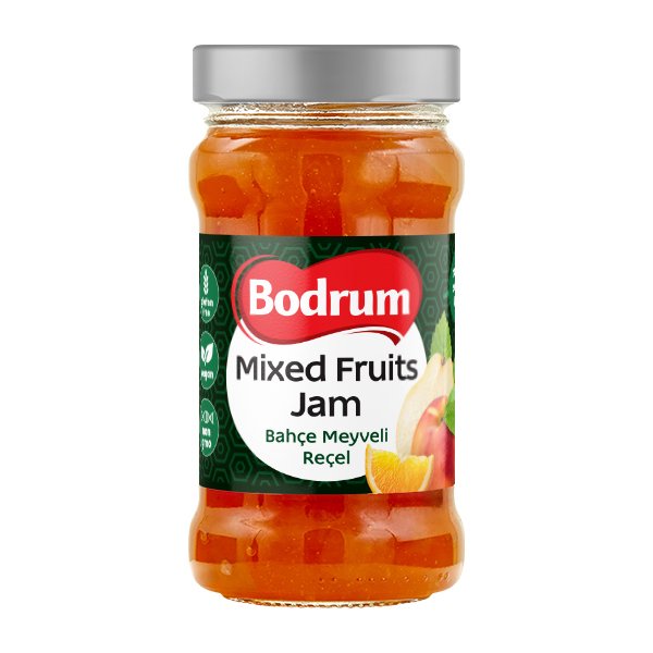 Bodrum Jam Mixed Fruit (Bahce Meyveli Recel) 6x380g